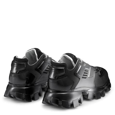 authentic new prada black cloudburst men sneakers en ucuz fiyat|Prada thunder sneakers.